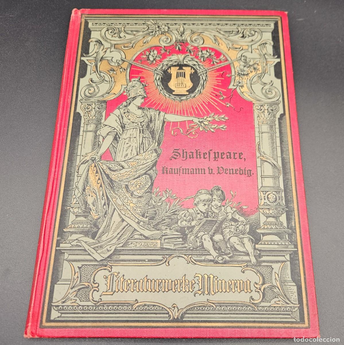 Libros de segunda mano: Libro de William Shakespeare &rdquo;El mercader de Venecia&rdquo;. 1880 - 1900 - Foto 1