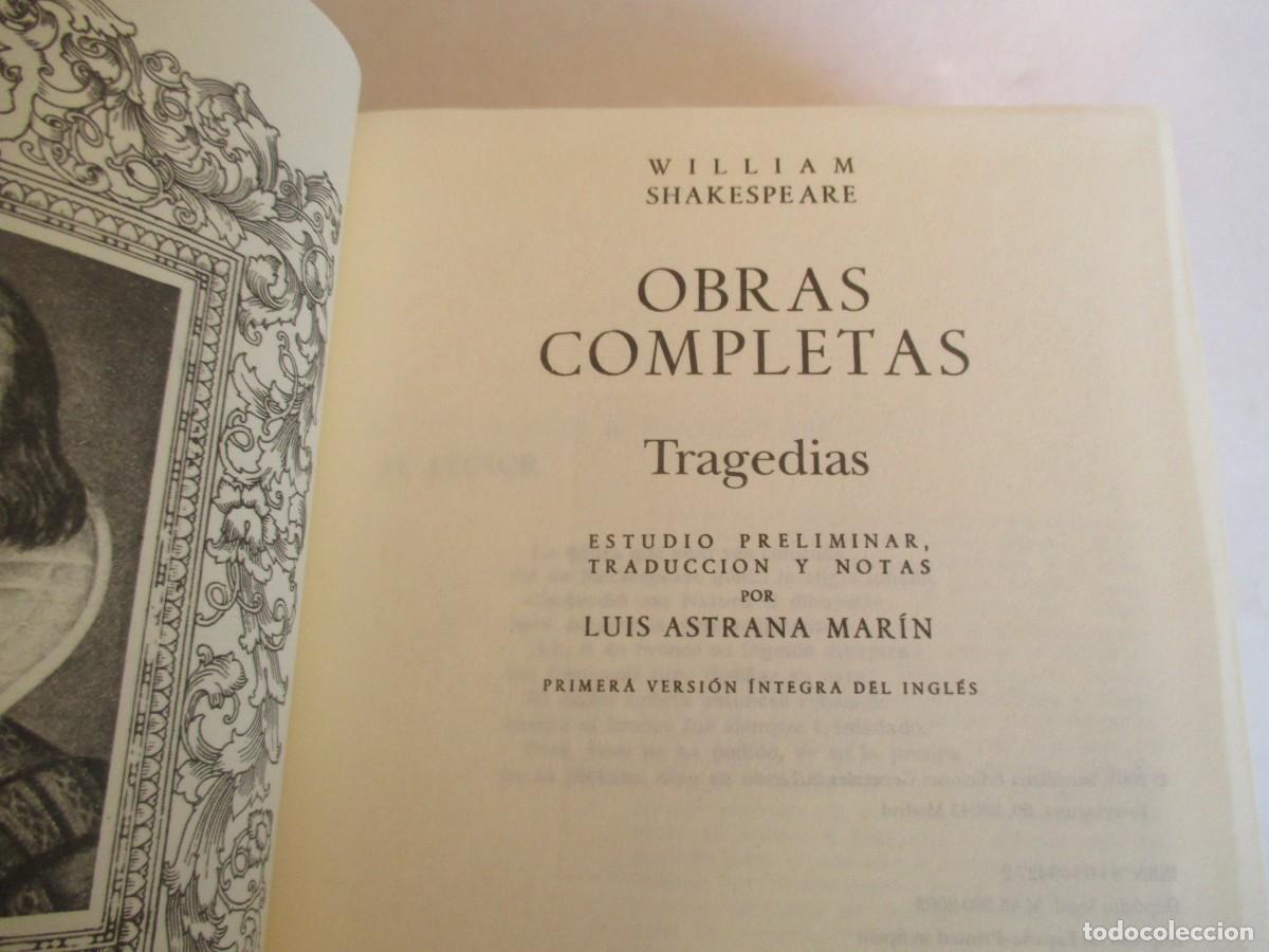 Libros de segunda mano: WILLIAM SHAKESPEARE Obras completas W33969 - Foto 3