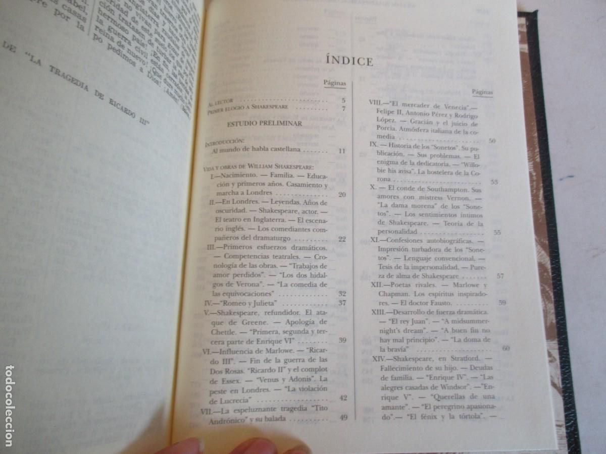 Libros de segunda mano: WILLIAM SHAKESPEARE Obras completas W33969 - Foto 4