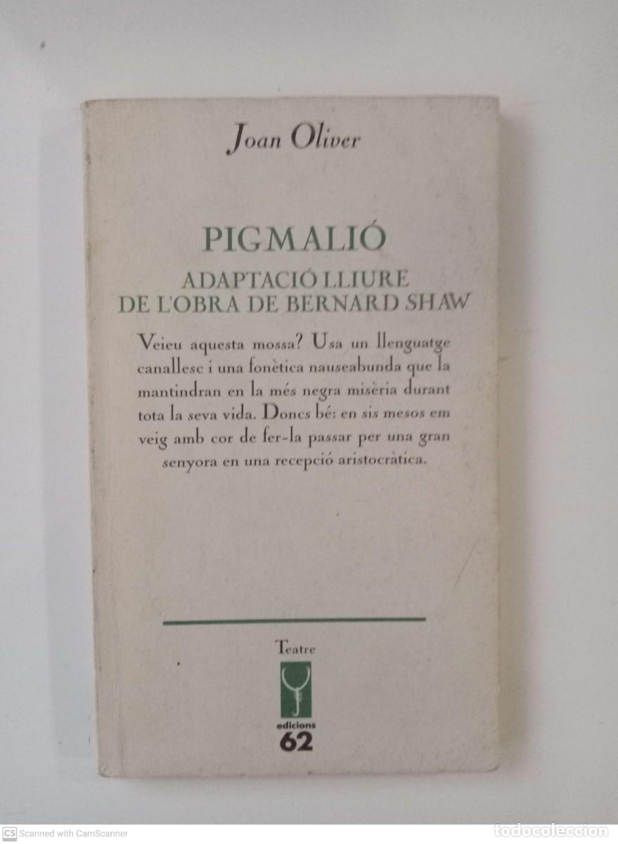 Libros de segunda mano: Pigmali&oacute; [Joan Oliver] - Foto 1