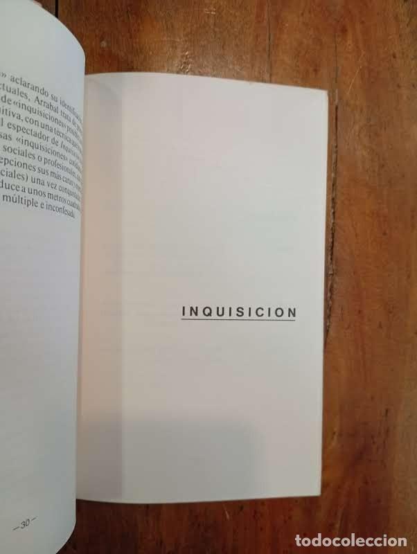 Libros de segunda mano: ARRABAL, Fernando. Inquisici&oacute;n/ - Foto 3