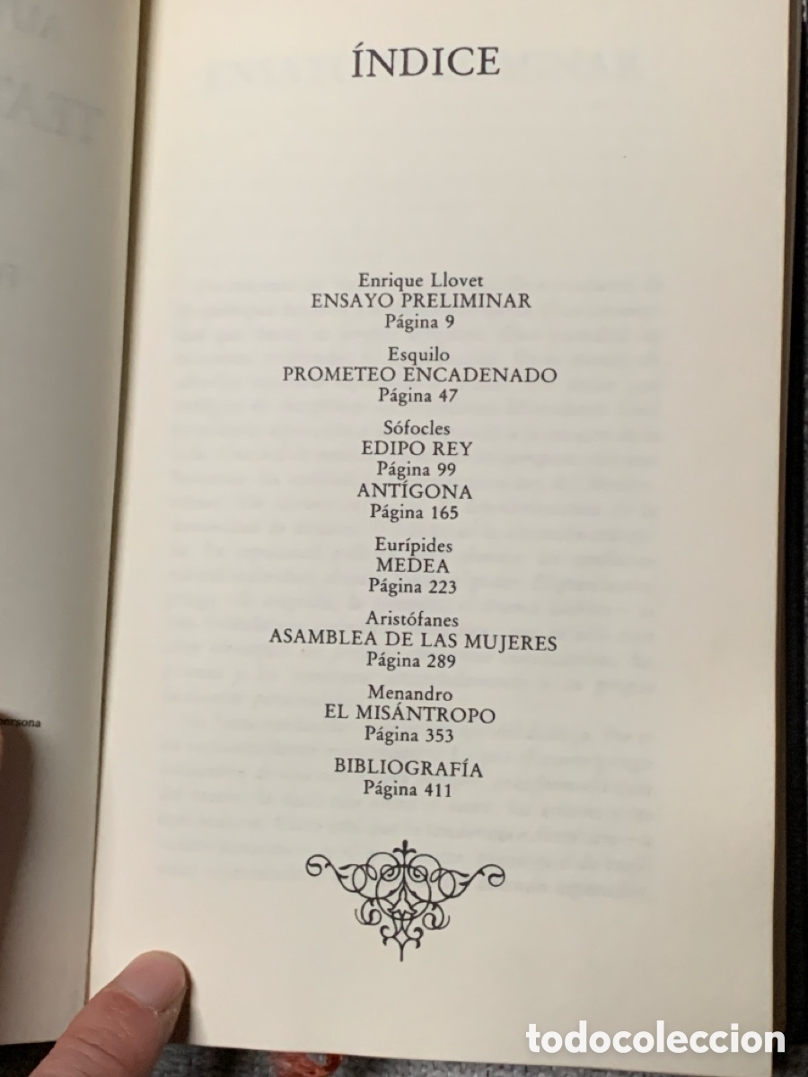 Libros de segunda mano: Teatro griego, varios autores - Foto 2