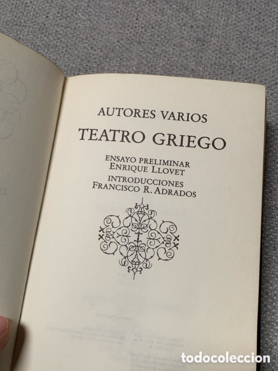 Libros de segunda mano: Teatro griego, varios autores - Foto 3