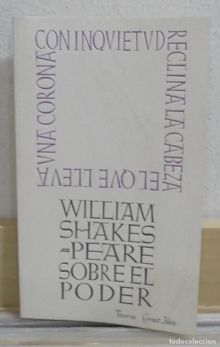 Libros de segunda mano: Sobre el poder. William Shakespeare - Foto 1