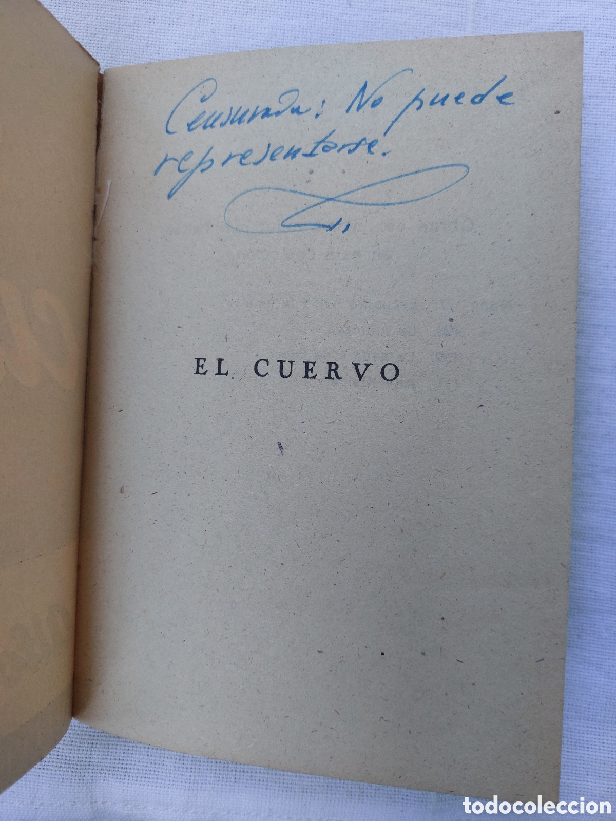 Libros de segunda mano: El cuervo, de Alfonso Sastre - Foto 2