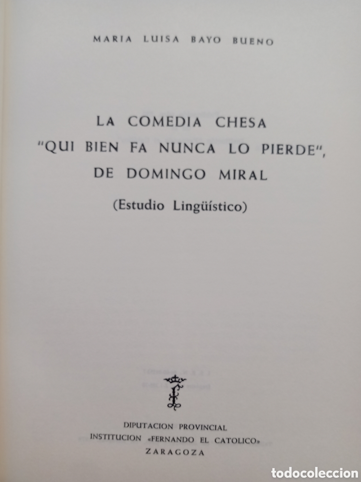Libros de segunda mano: La comedia chesa, ML Bayo, 1978 - Foto 3