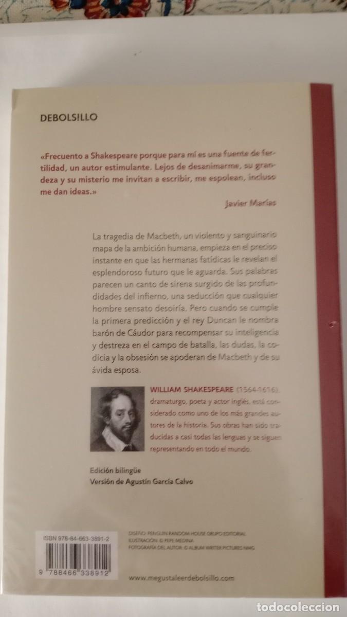 Libros de segunda mano: MACBETH. EDICI&Oacute;N BILING&Uuml;E. WILLIAM SHAKESPEARE. DEBOLSILLO - Foto 2