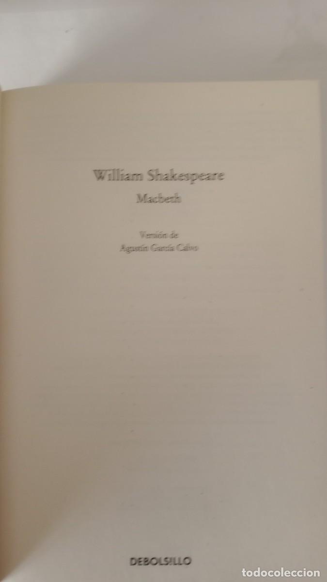 Libros de segunda mano: MACBETH. EDICI&Oacute;N BILING&Uuml;E. WILLIAM SHAKESPEARE. DEBOLSILLO - Foto 4