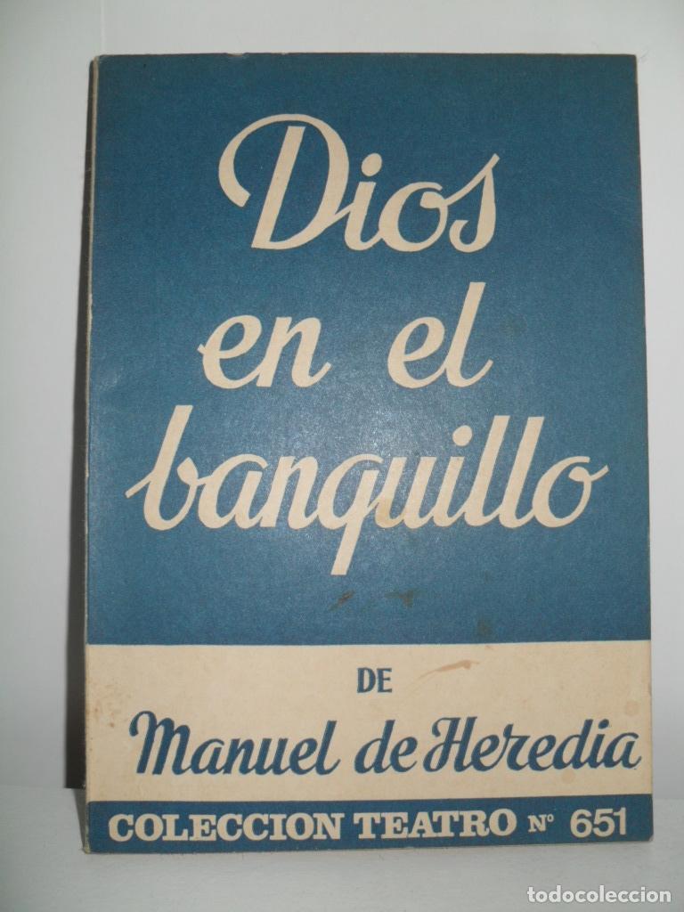 Libros de segunda mano: DIOS EN EL BANQUILLO - MANUEL DE HEREDIA - Foto 1
