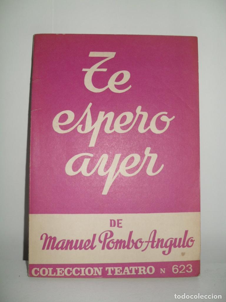 Libros de segunda mano: TE ESPERO AYER - MANUEL POMBO ANGULO - Foto 1
