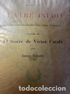 Libros de segunda mano: Teatre in&egrave;dit. Josep Miracle - Foto 2