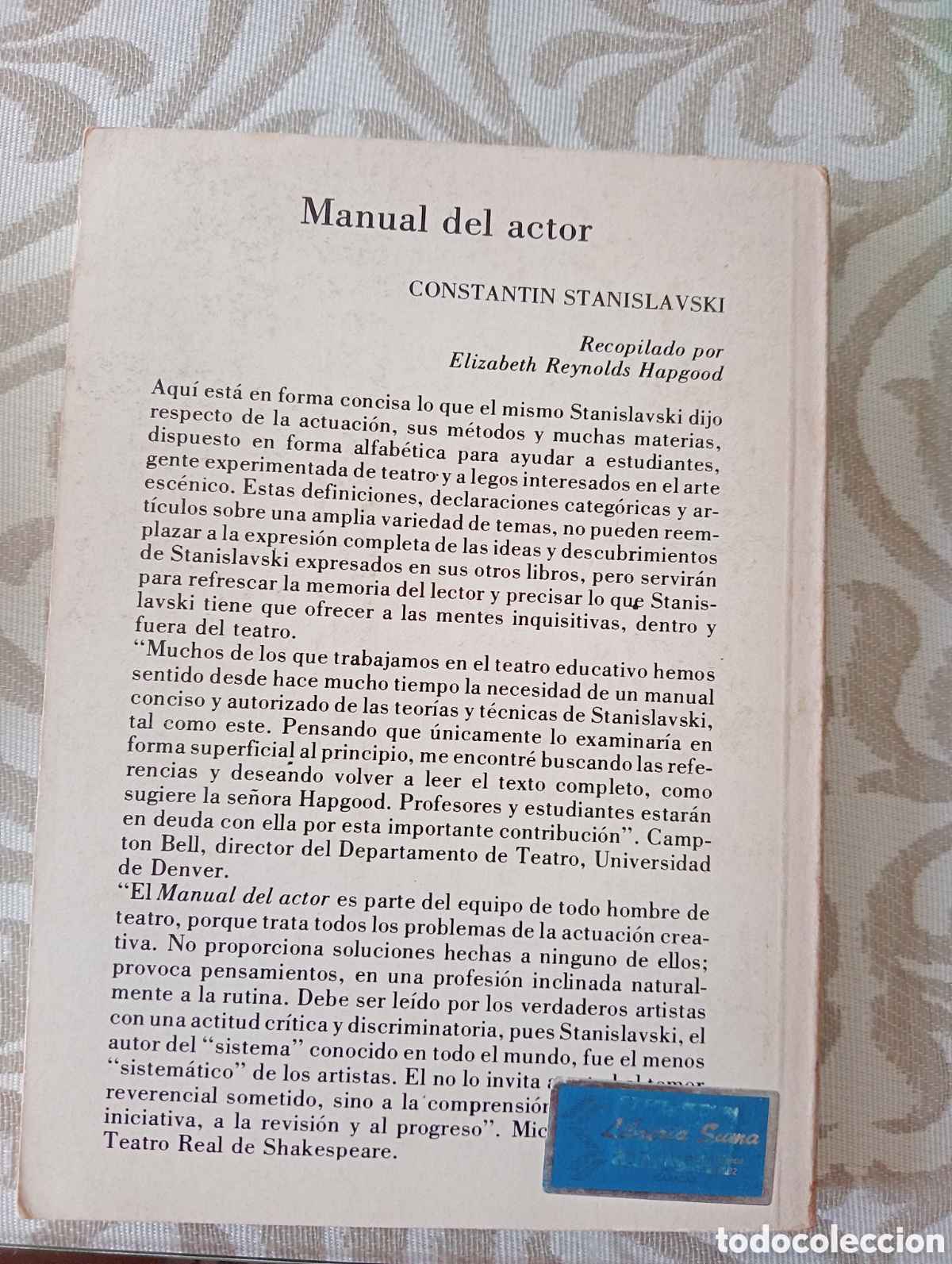 Libros de segunda mano: Manual del actor.Constantin Stanislavski. - Foto 2