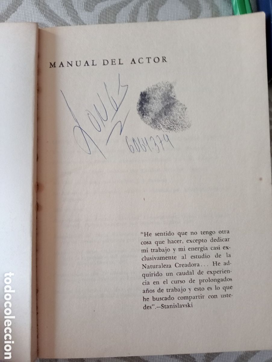 Libros de segunda mano: Manual del actor.Constantin Stanislavski. - Foto 4