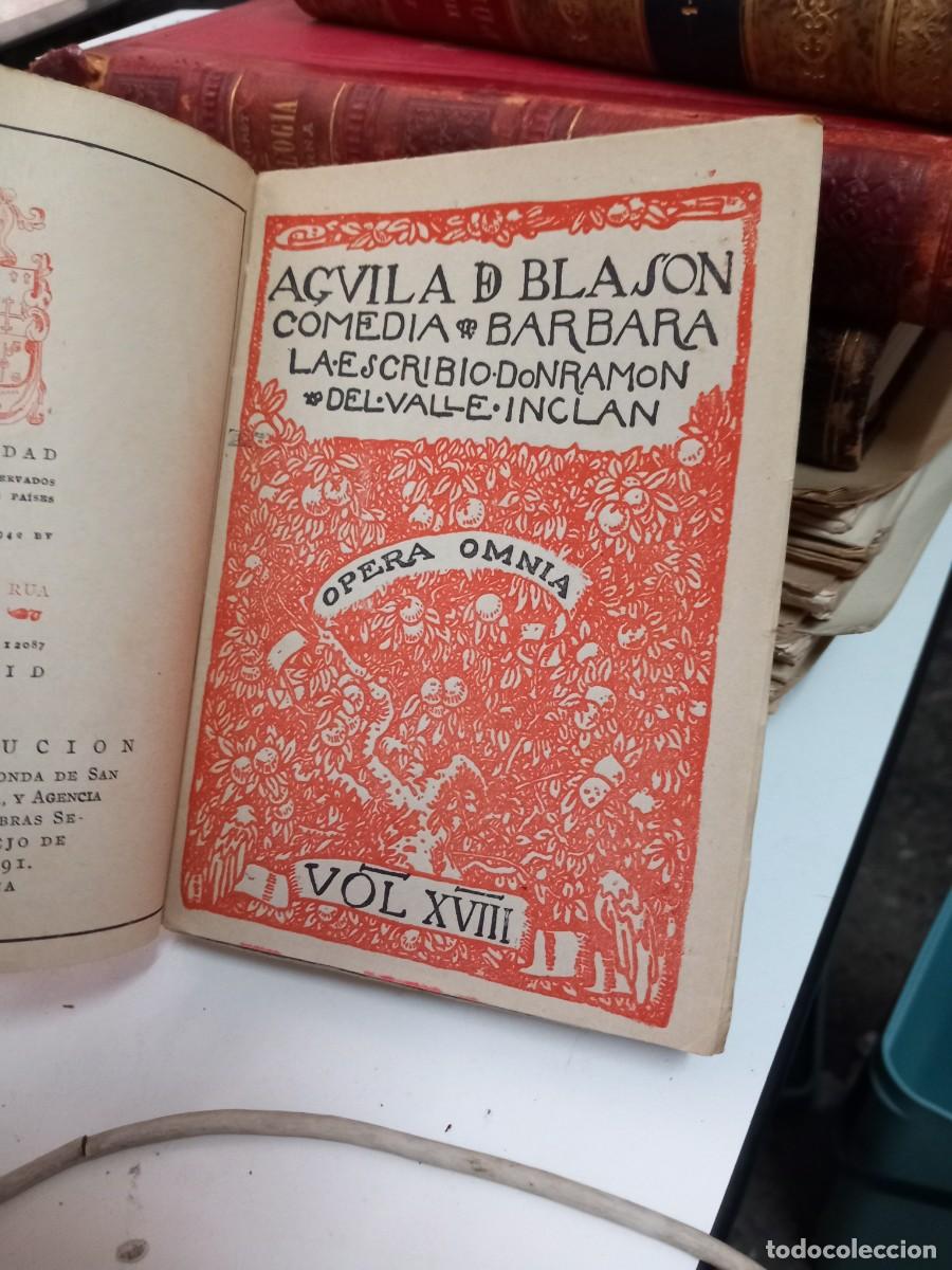 Libros de segunda mano: AGUILA DE BLASON Comedia barbara ( RAMON DEL VALLE-INCLAN - Foto 2