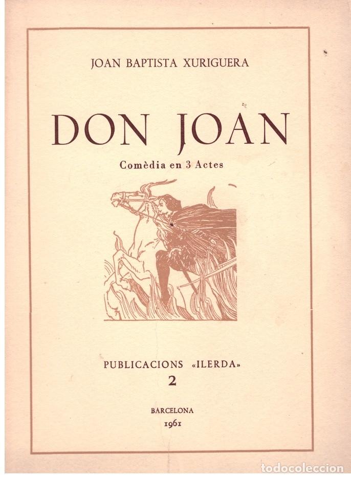 Libros de segunda mano: DON JOAN. Com&egrave;dia en 3 Actes. - Foto 1