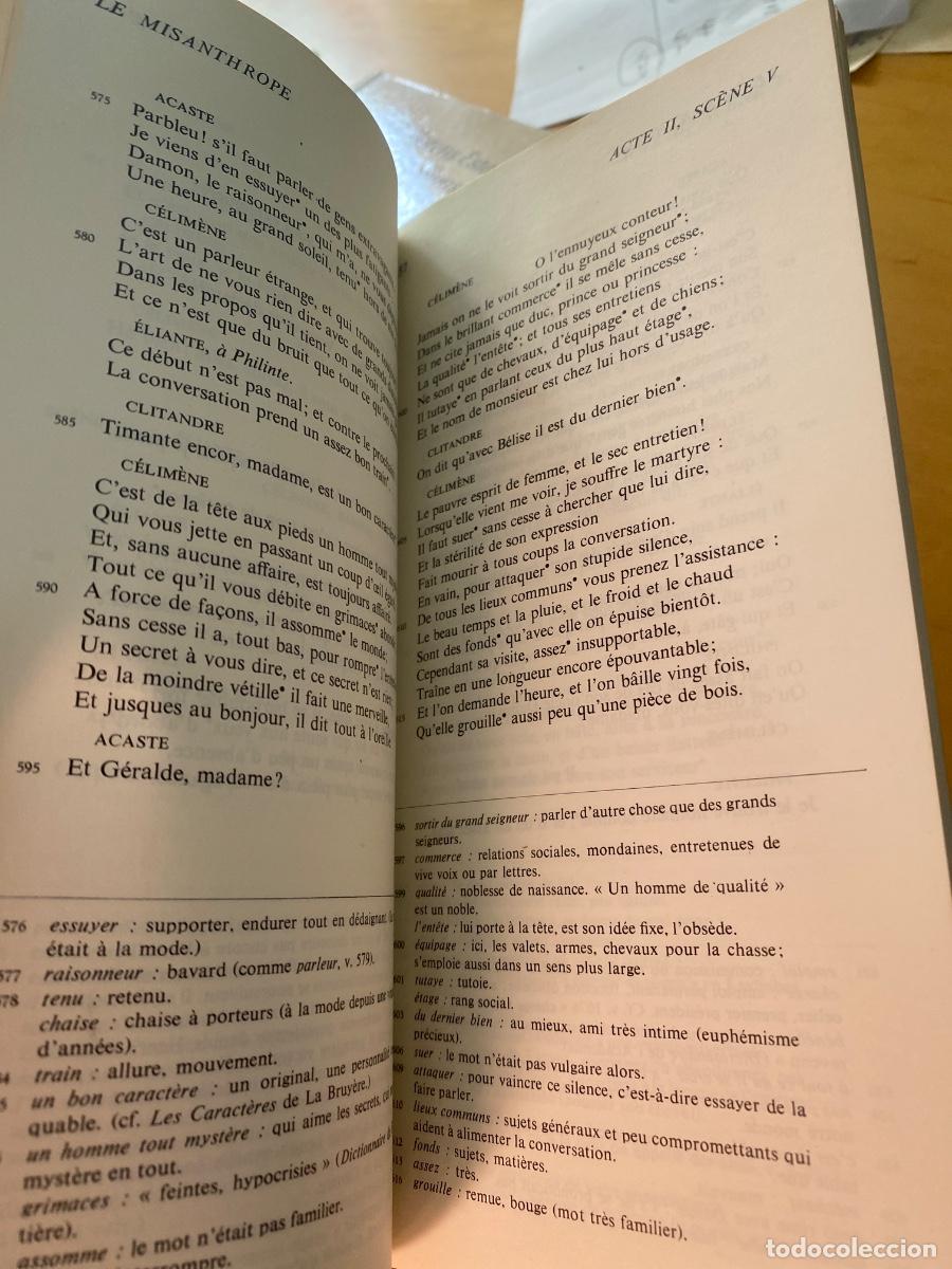 Libros de segunda mano: LE MISANTHROPE MOLIERE CLASSIQUES ILUSTRES 1970 - Foto 3