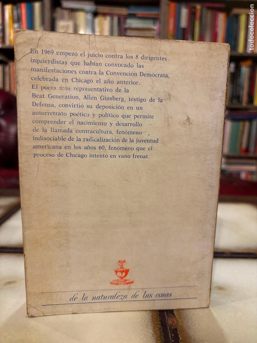 Libros de segunda mano: Testimonio en Chicago. Allen Ginsberg. - Foto 2