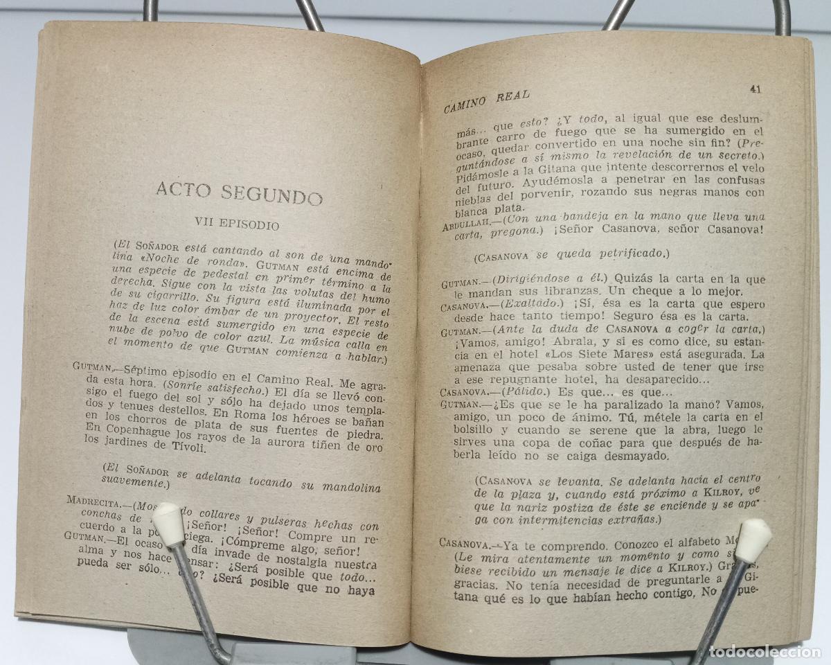Libros de segunda mano: Camino real - Williams, Tennessee - Foto 2