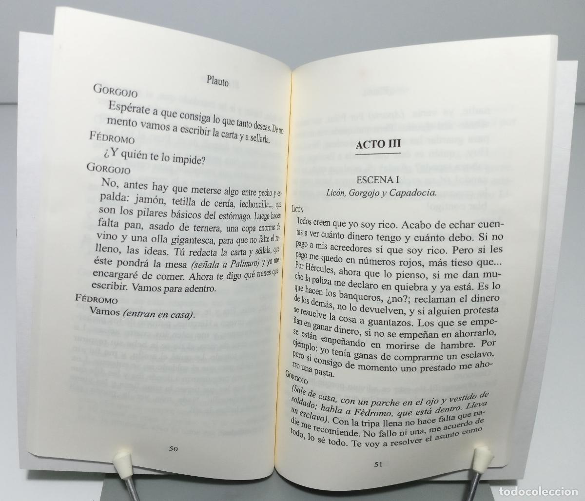 Libros de segunda mano: El gorgojo - Plauto - Foto 2