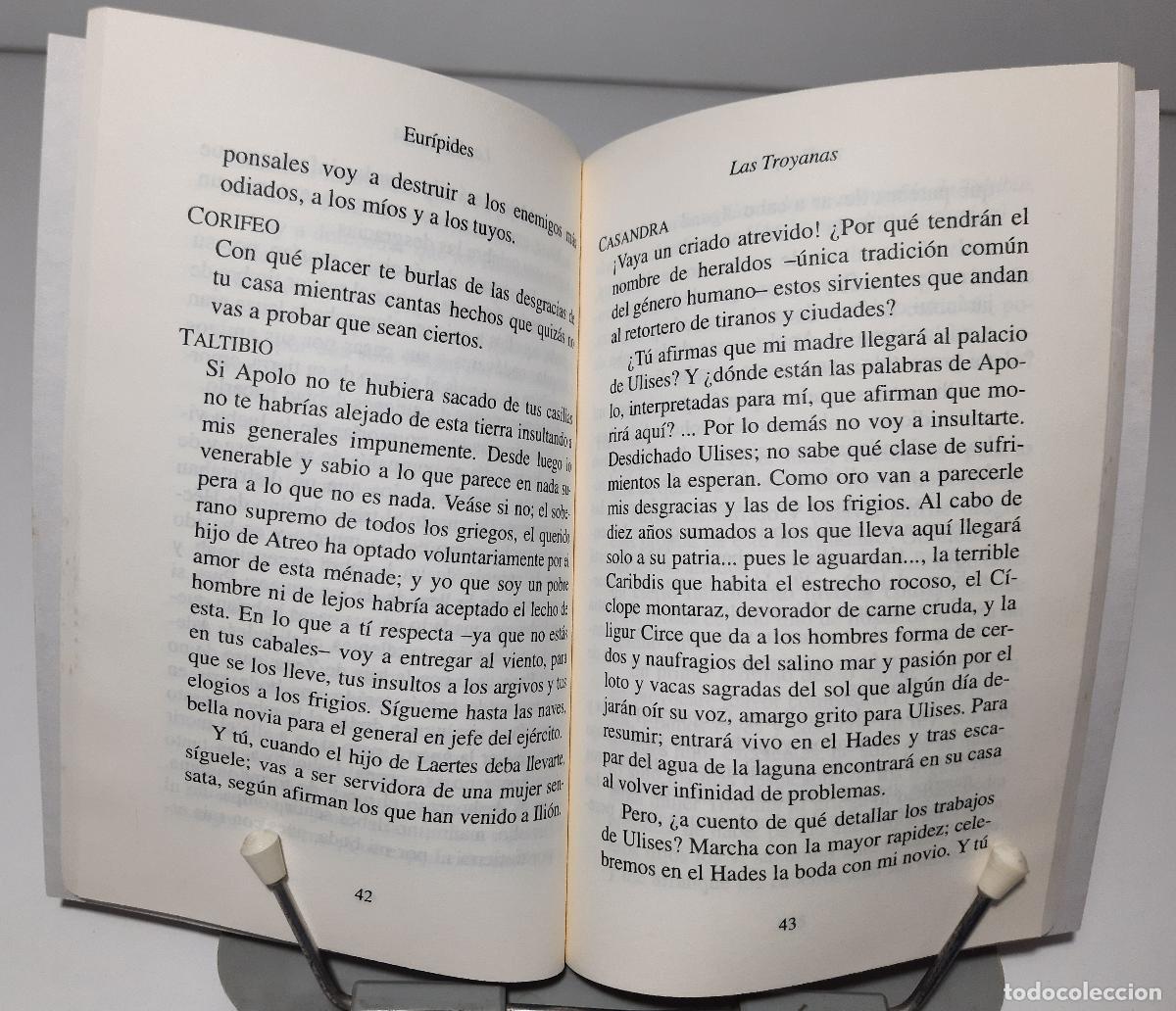Libros de segunda mano: Las troyanas - Euripides - Foto 2