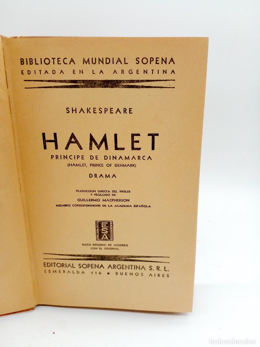 Libros de segunda mano: Hamlet, pr&iacute;ncipe de Dinamarca - Foto 1