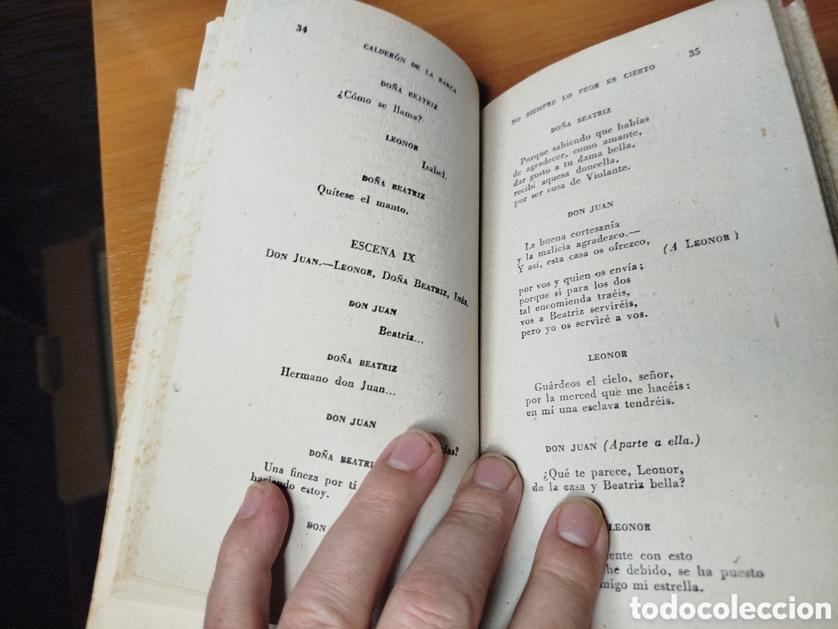 Libros de segunda mano: Comedias de capa y espada. Calder&oacute;n de la barca. - Foto 2