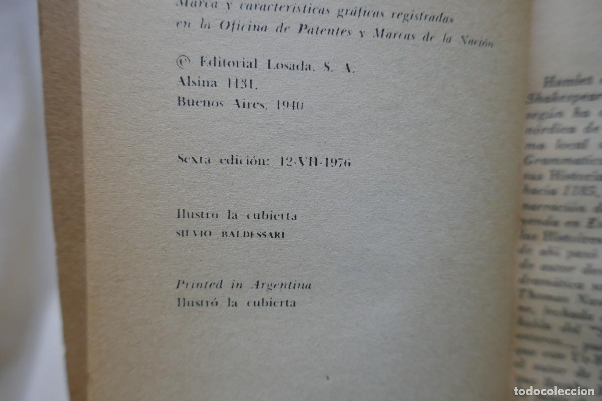 Libros de segunda mano: W. SHAKESPEARE. HAMLET (EN SUS TRES VERSIONES) - Foto 12