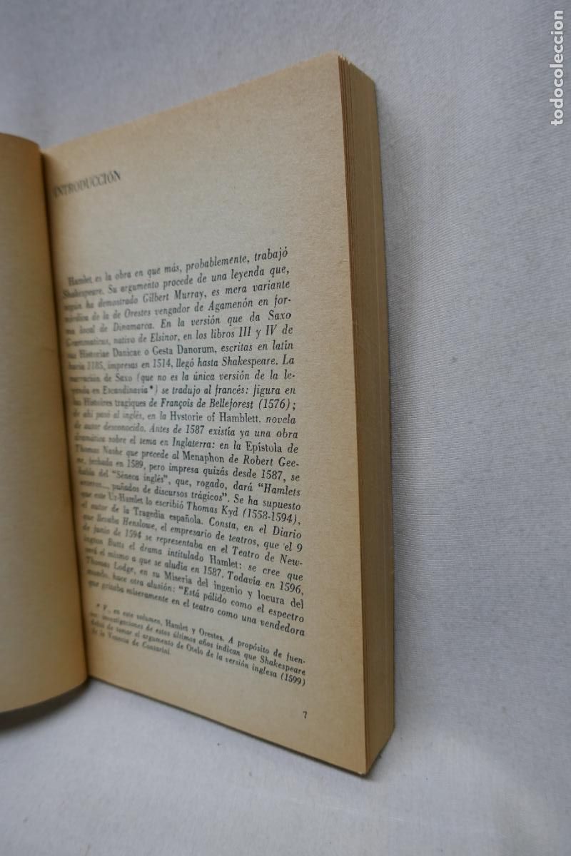 Libros de segunda mano: W. SHAKESPEARE. HAMLET (EN SUS TRES VERSIONES) - Foto 14