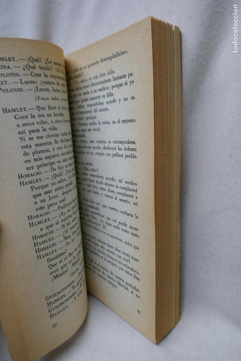 Libros de segunda mano: W. SHAKESPEARE. HAMLET (EN SUS TRES VERSIONES) - Foto 16