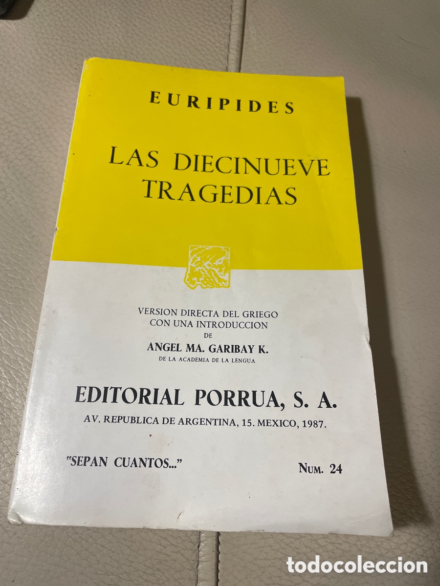 Libros de segunda mano: La diecinueve tragedias / Eur&iacute;pides - Foto 1