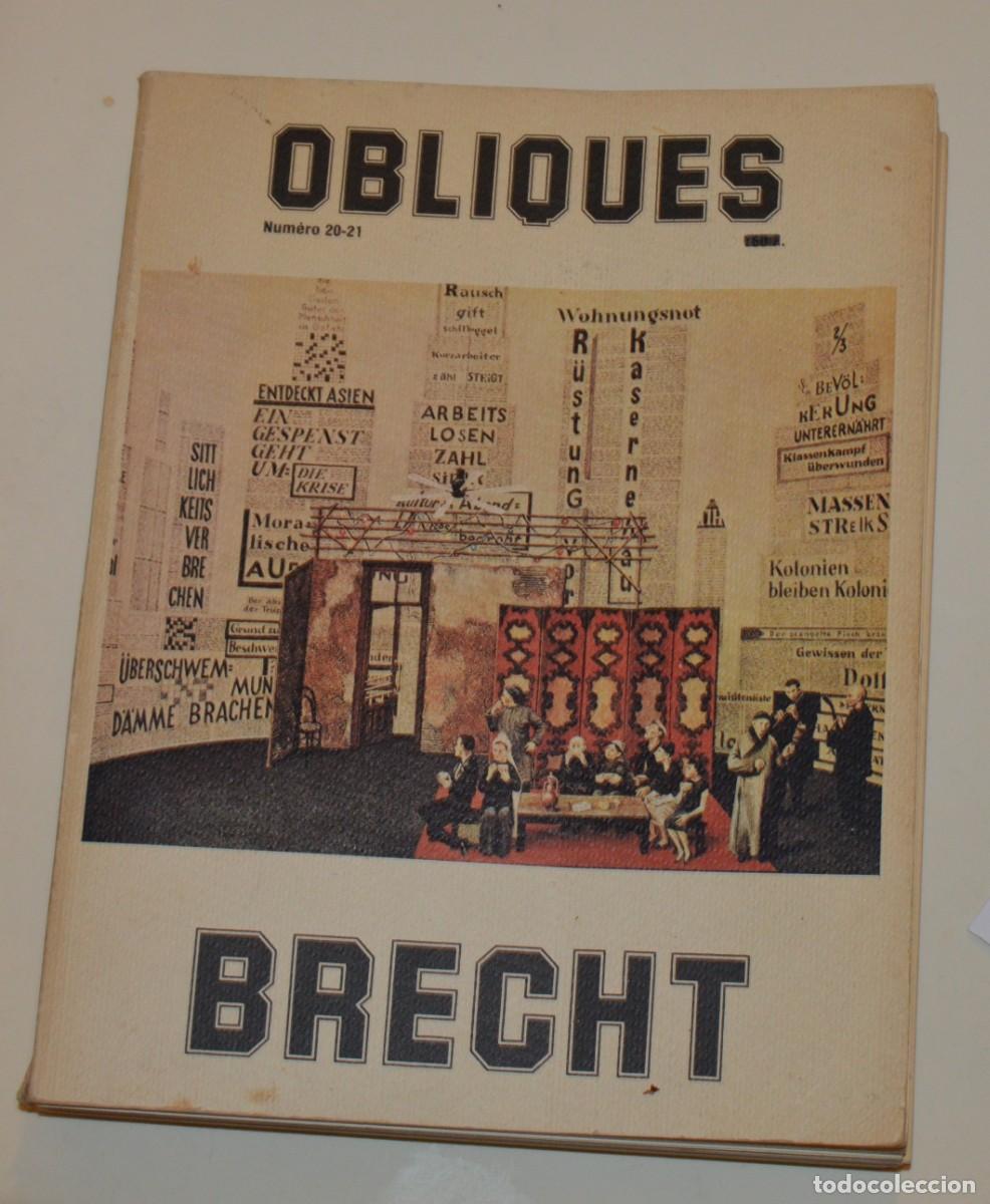 Libros de segunda mano: BERTOLT BRETCHT - REVISTA OBLIQUES - CIENTOS DE P&Aacute;GINAS - Foto 1