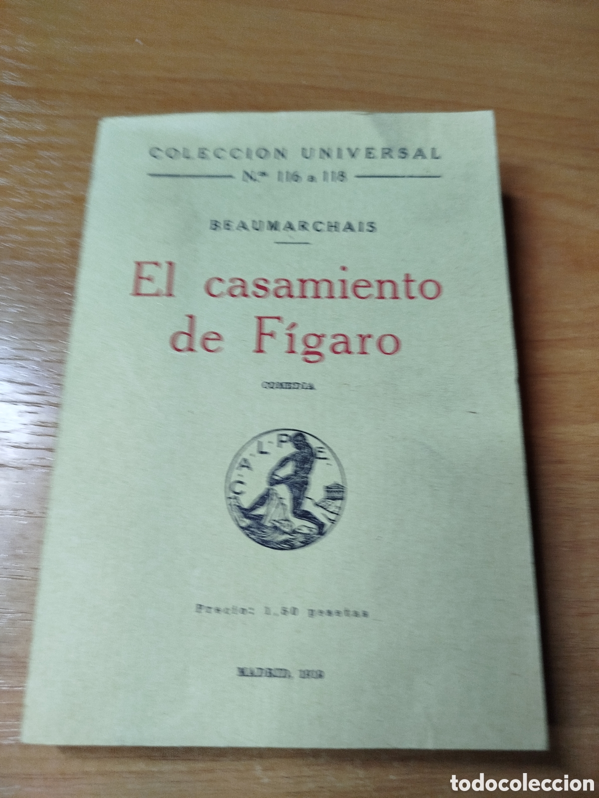 Libros de segunda mano: El casamiento de F&iacute;garo. Comedia. Beaumarchais - Foto 1