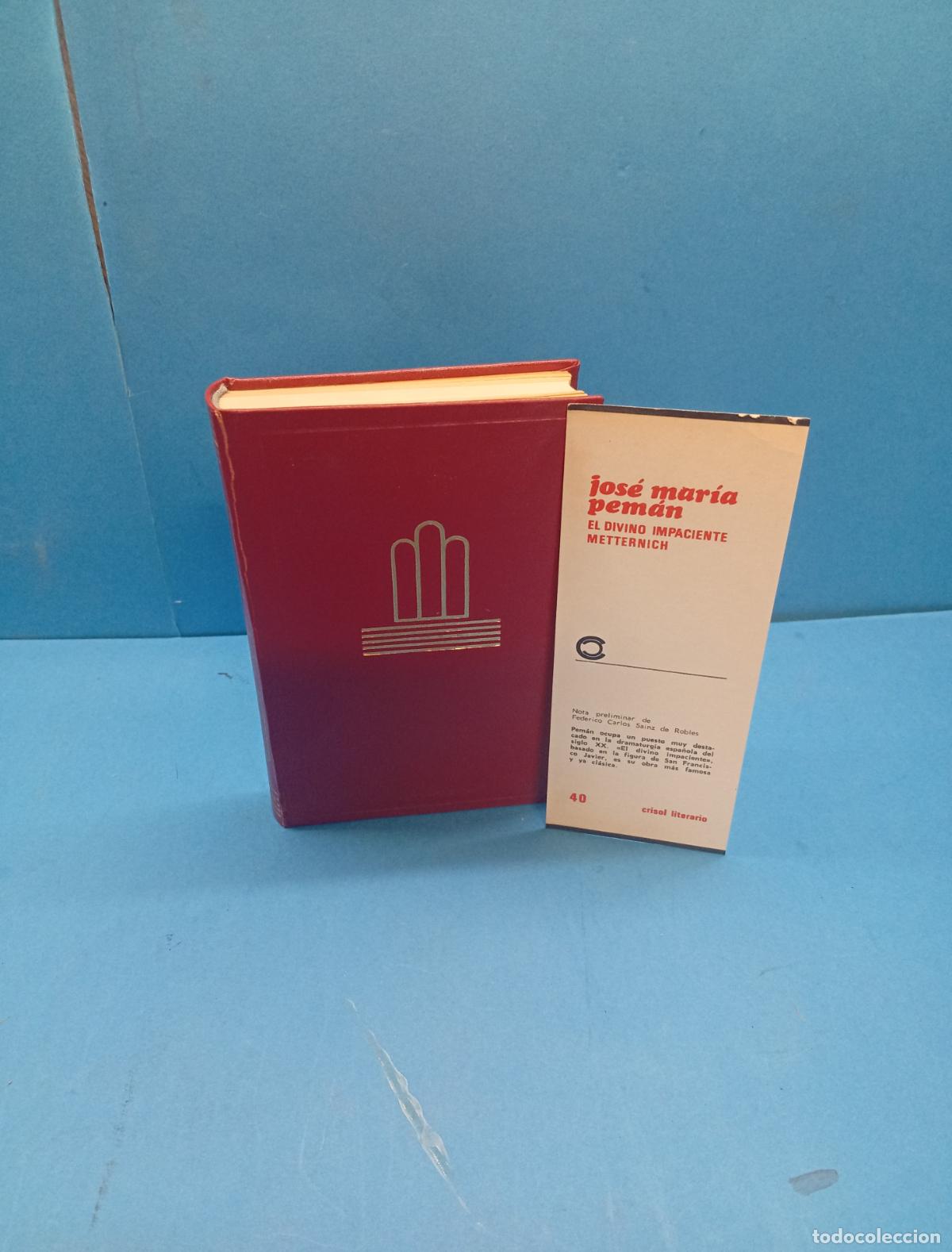 Libros de segunda mano: EL DIVINO IMPACIENTE. METTERNICH - JOS&Eacute; MAR&Iacute;A PEM&Aacute;N - Foto 1