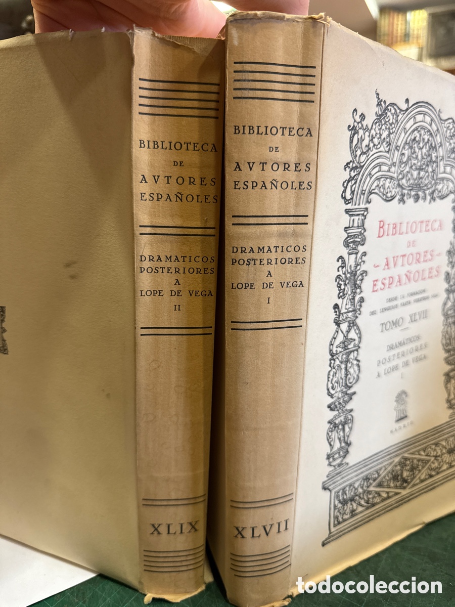 Libros de segunda mano: DRAM&Aacute;TICOS posteriores a Lope de Vega: (2 tomos) - Foto 1