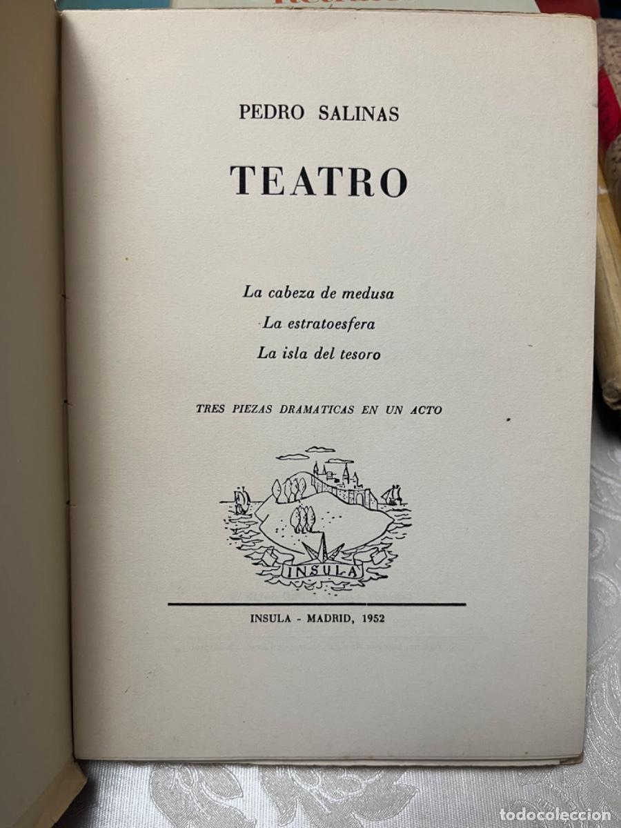 Libros de segunda mano: Salinas, Pedro.- Teatro - Foto 2