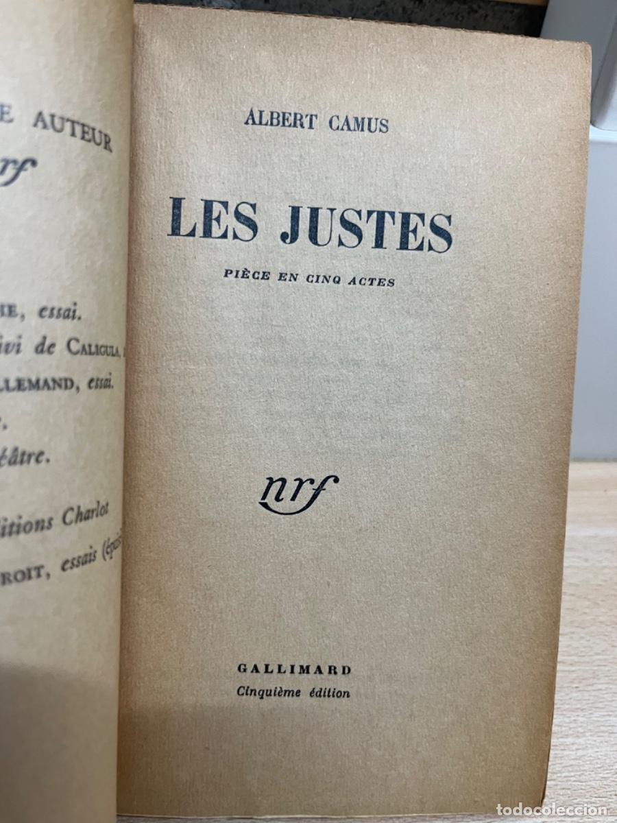 Libros de segunda mano: Camus, Albert.- Les justes - Foto 2