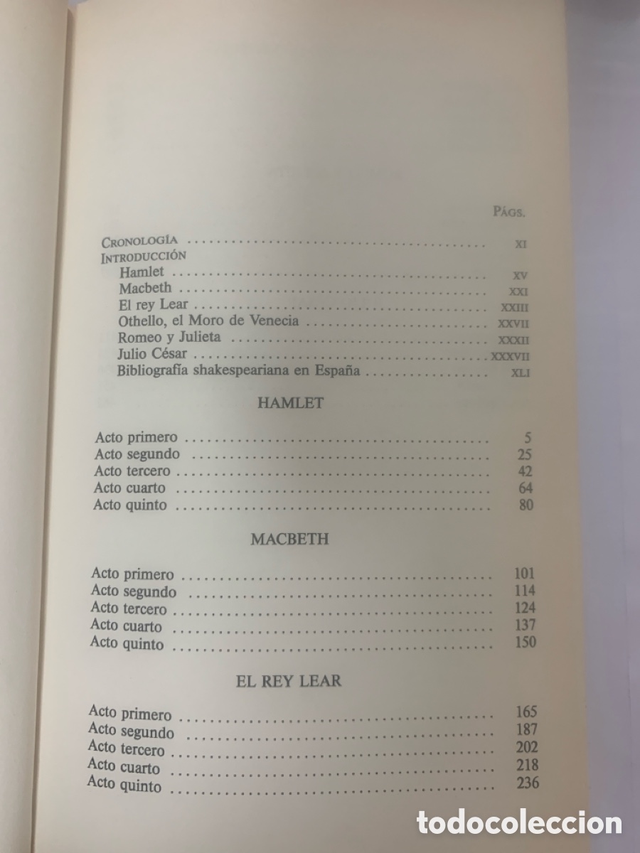 Libros de segunda mano: Shakespeare. Tragedias. - Foto 3