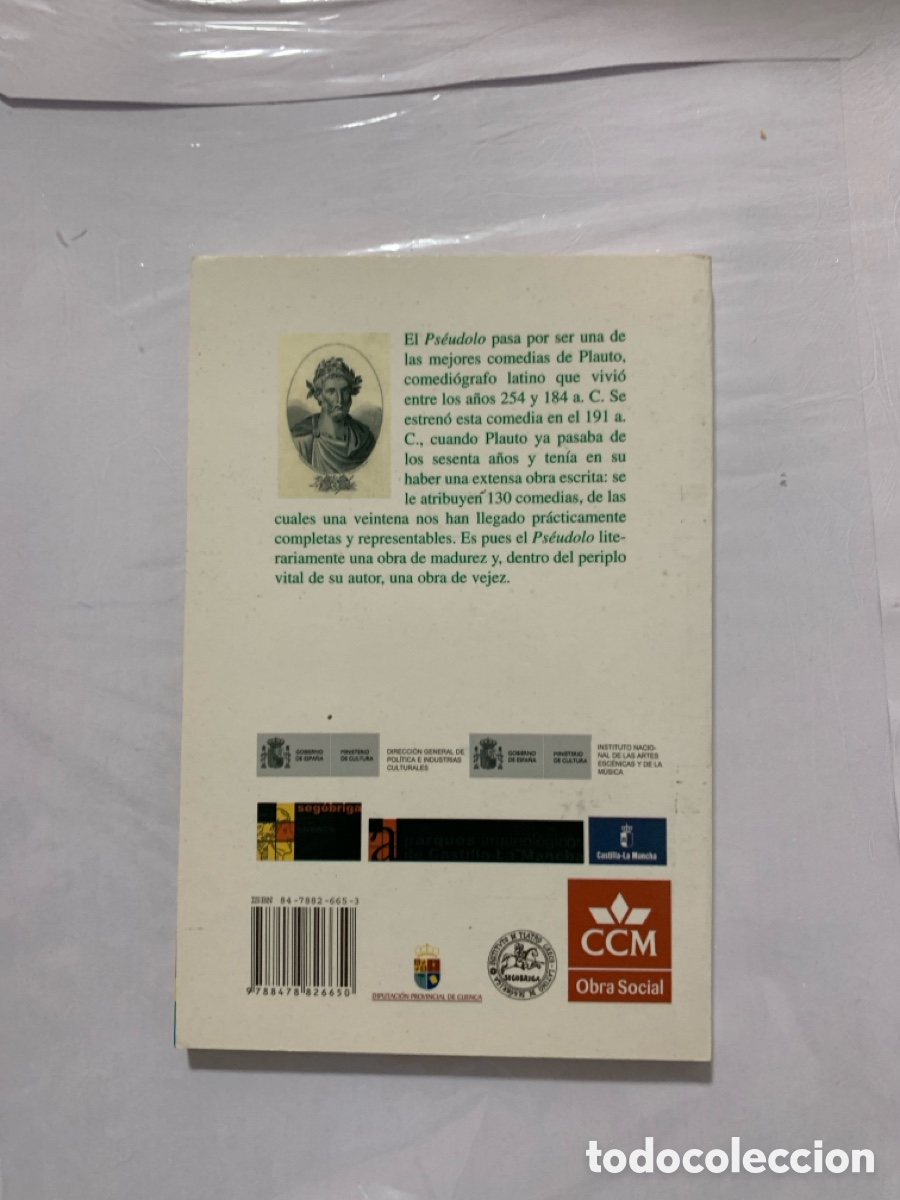 Libros de segunda mano: Ps&eacute;udolo, de Plauto. - Foto 2