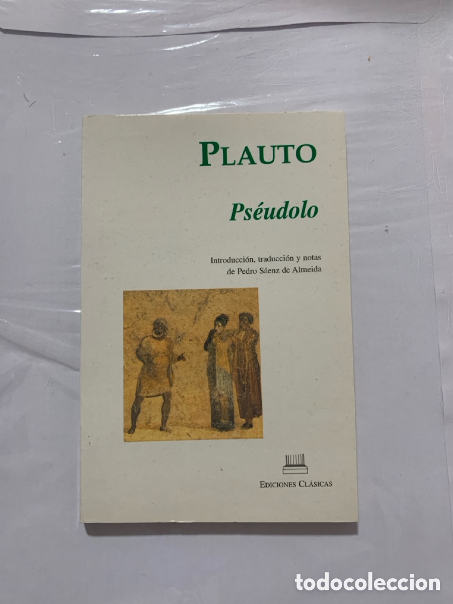 Libros de segunda mano: Ps&eacute;udolo, de Plauto. - Foto 1