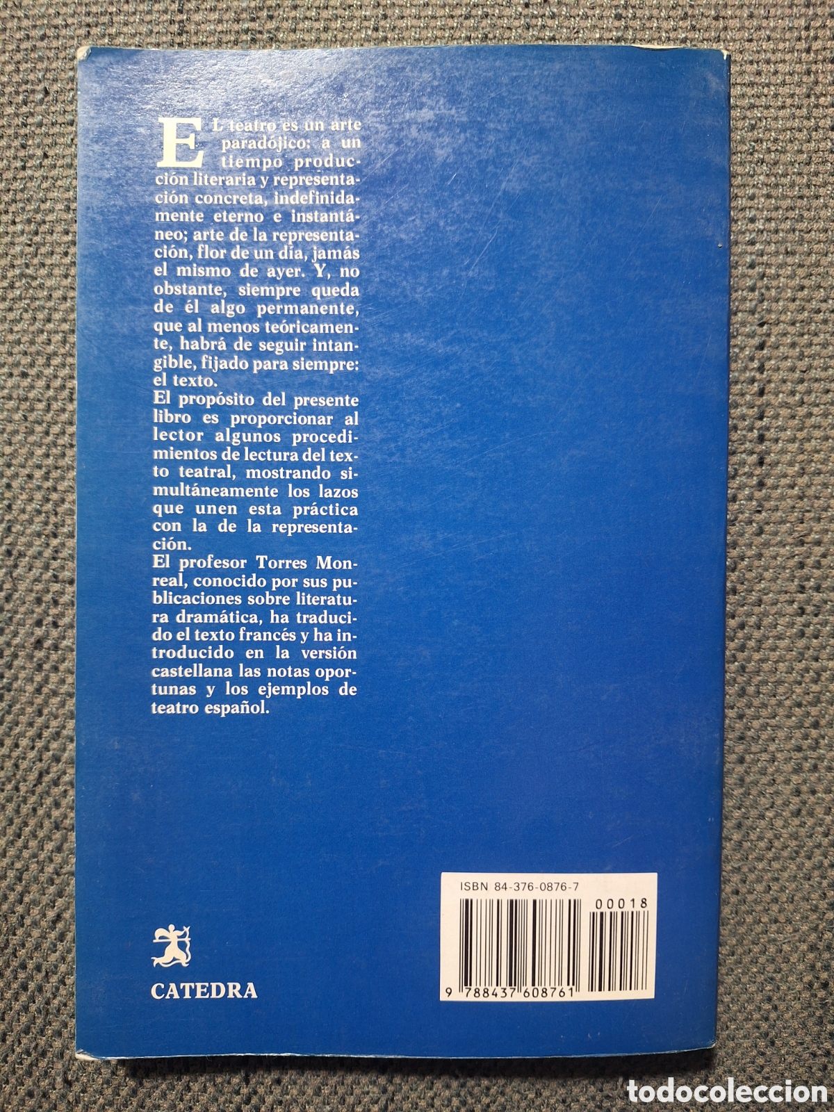 Libros de segunda mano: Libro &rdquo;Semi&oacute;tica teatral&rdquo; Anne Ubersfeld - Foto 2