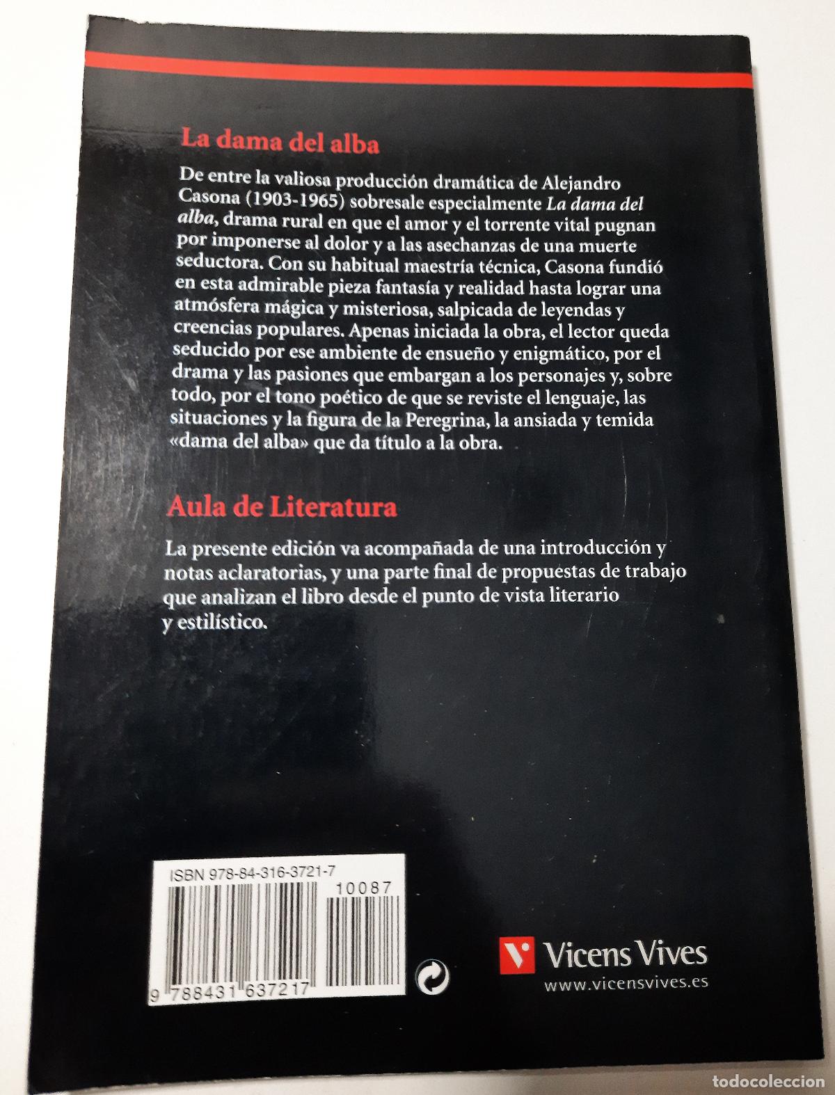 Libros de segunda mano: La dama del alba - Casona, Alejandro - Foto 3