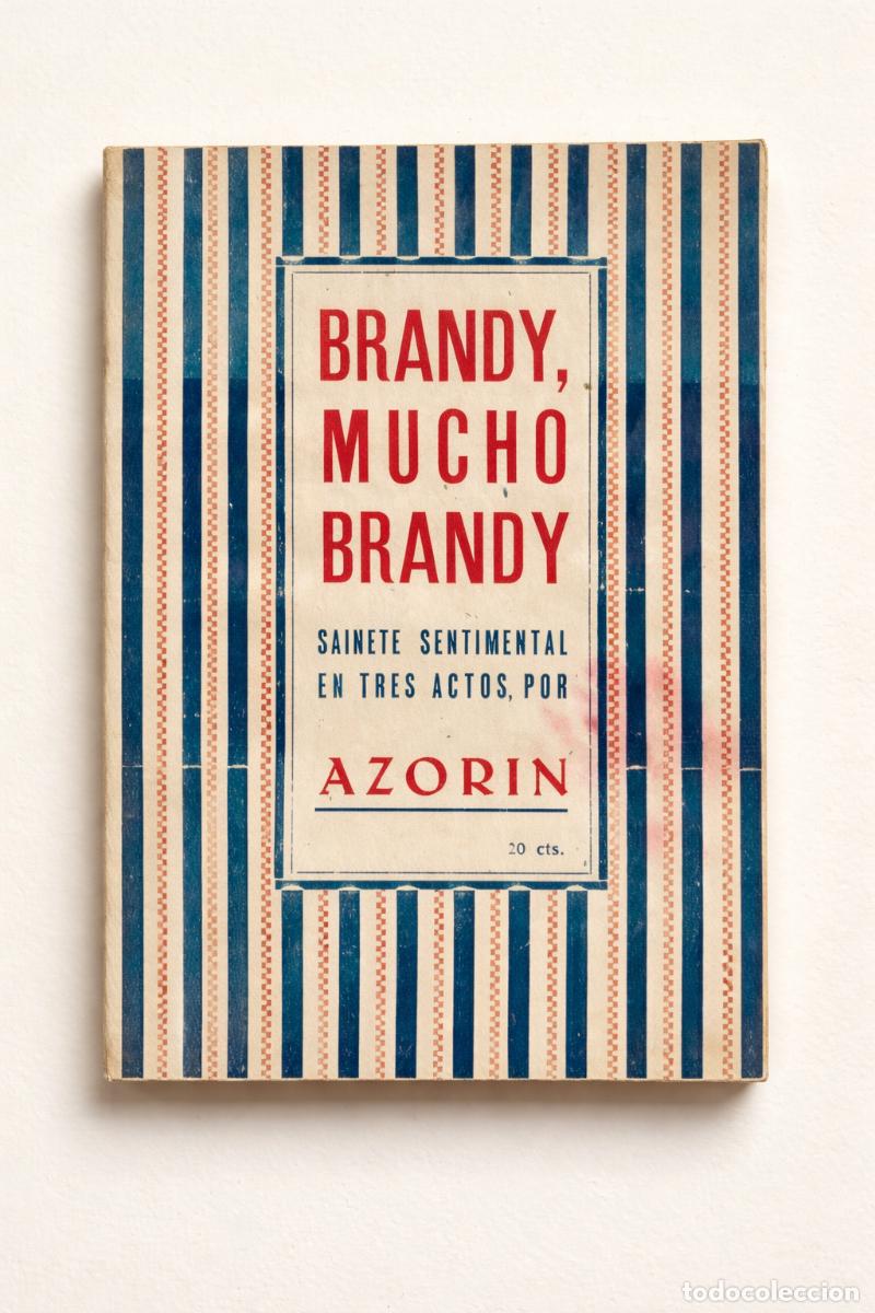 Libros de segunda mano: Azor&iacute;n &mdash; Brandy, mucho brandy - LM - Foto 1