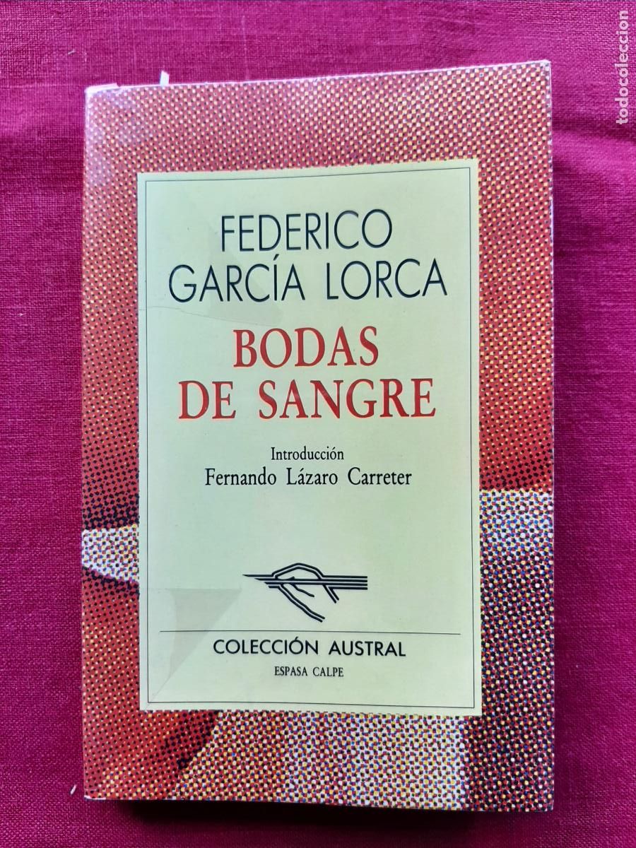 Second hand books: Bodas de sangre - Garc&iacute;a Lorca, Federico
