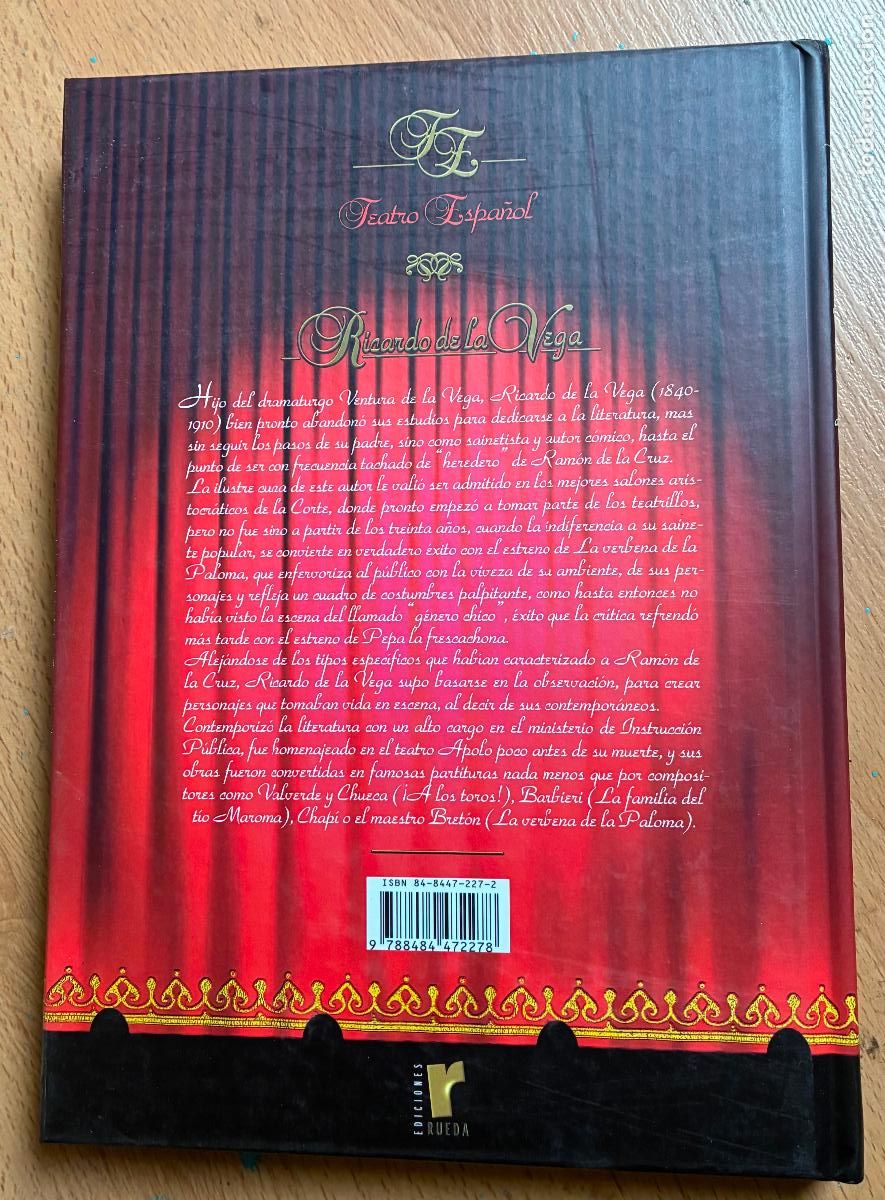 Libros de segunda mano: RICARDO DE LA VEGA, TEATRO ESPA&Ntilde;OL - Foto 2