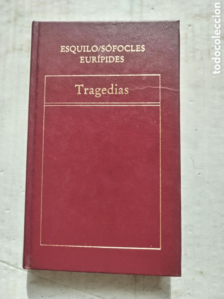 Libros de segunda mano: TRAGEDIAS/ESQUILO-SOFOCLES-EURIPIDES - Foto 1