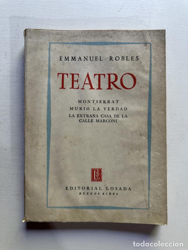 Libros de segunda mano: Teatro - Robles Emmanuel - Foto 1