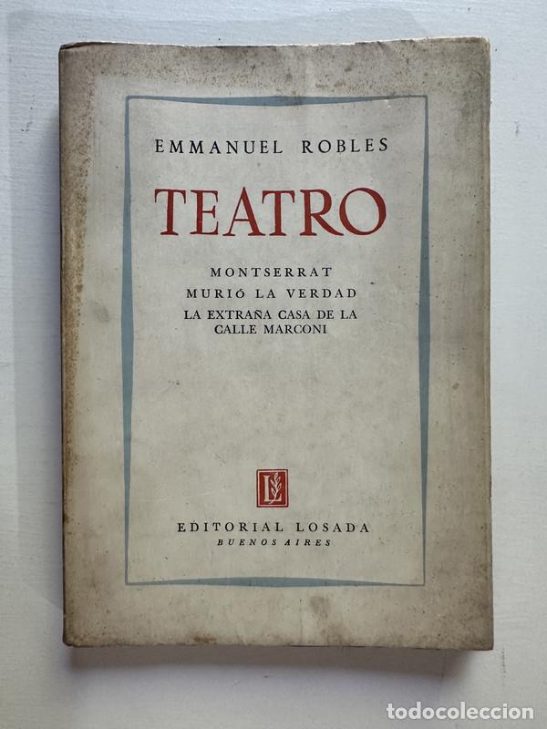Libros de segunda mano: Teatro - Robles Emmanuel - Foto 1