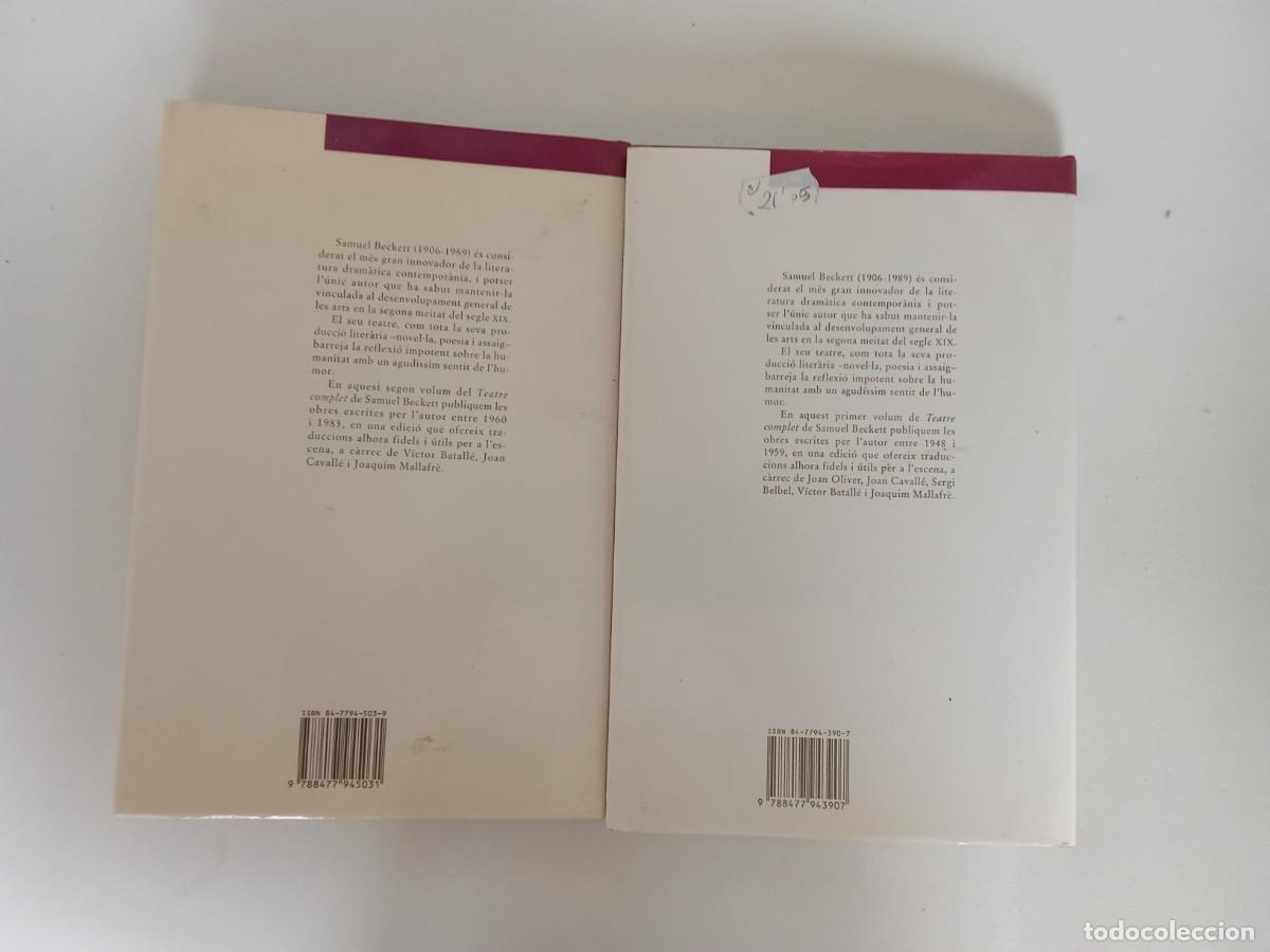 Libros de segunda mano: Samuel Becket. Teatre complet I &ndash; II - Foto 4