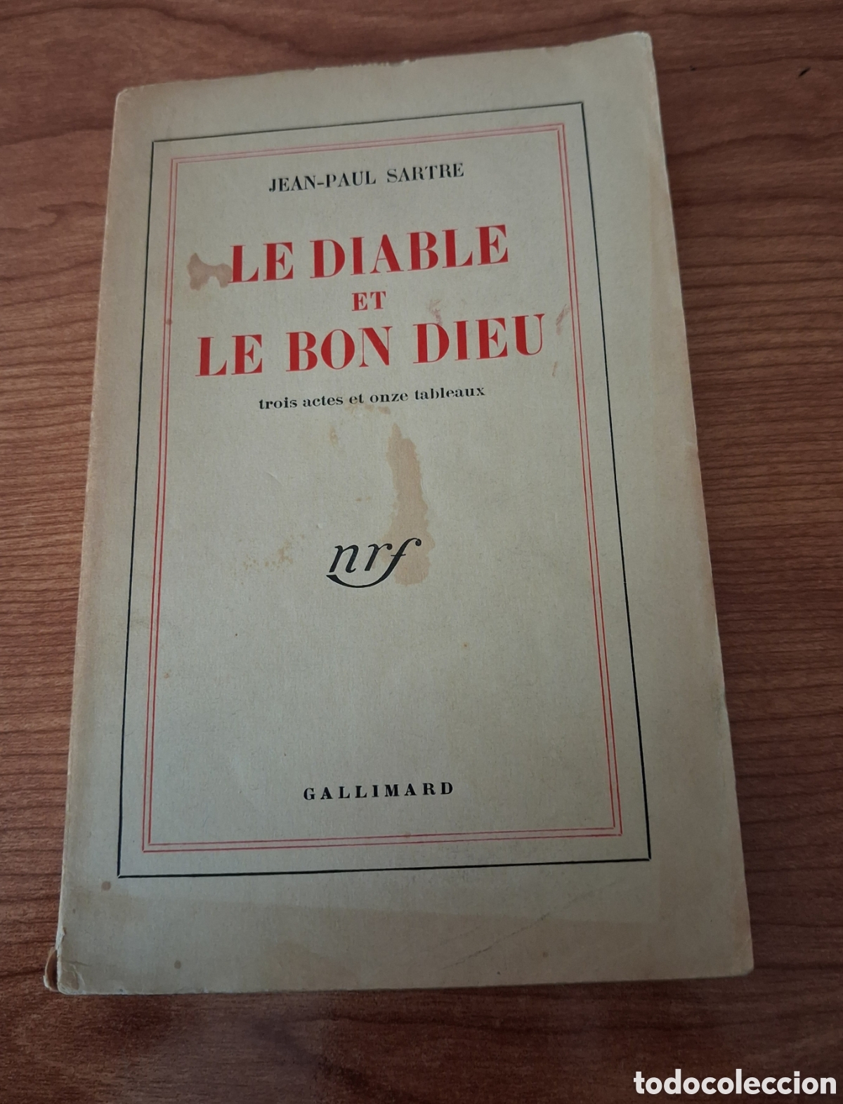 Libros de segunda mano: JEAN-PAUL SARTRE. LE DIABLE ET LE BON DIEU.GALLIMARD 1951