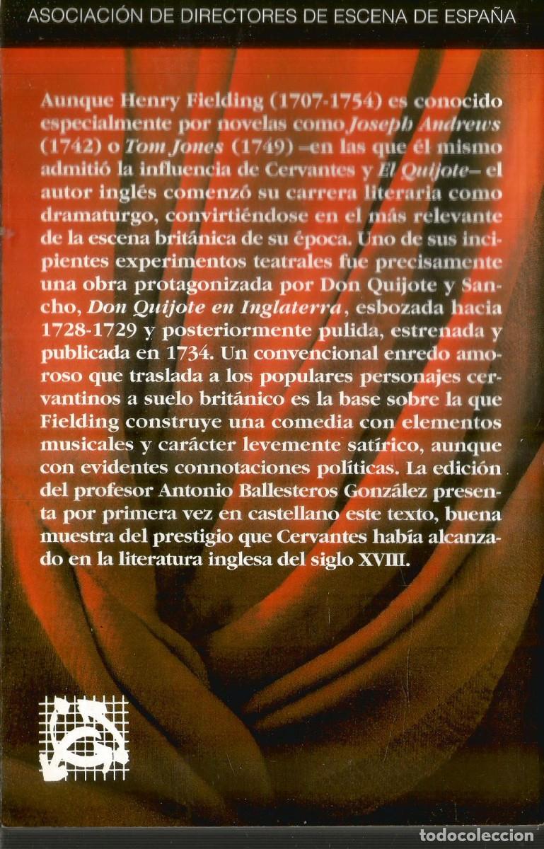 Libros de segunda mano: HENRY FIELDING. DON QUIJOTE EN INGLATERRA. - Foto 2